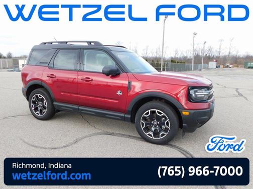 Ruby Red Metallic Tinted Clearcoat 2025 Ford Bronco Sport Outer Banks SUV