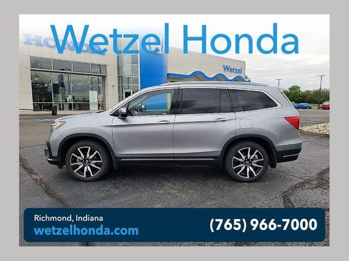 Lunar Silver Metallic 2021 Honda Pilot Elite