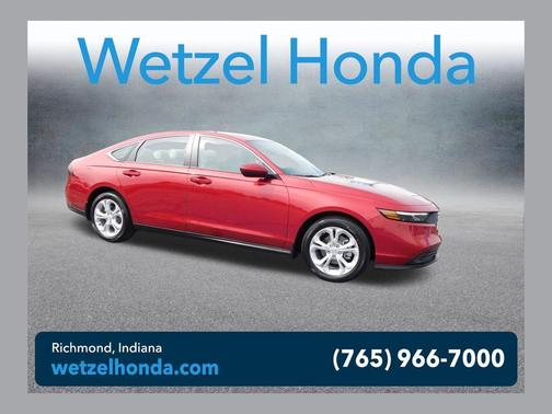 Radiant Red Metallic 2026 Honda Accord LX
