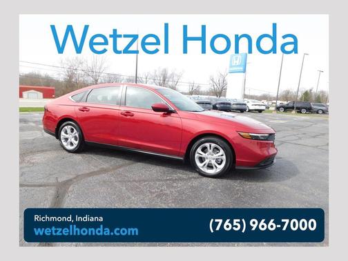 Radiant Red Metallic 2026 Honda Accord LX Sedan