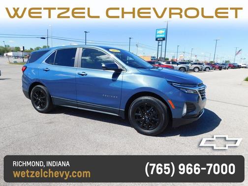 Lakeshore Blue Metallic 2024 Chevrolet Equinox LT