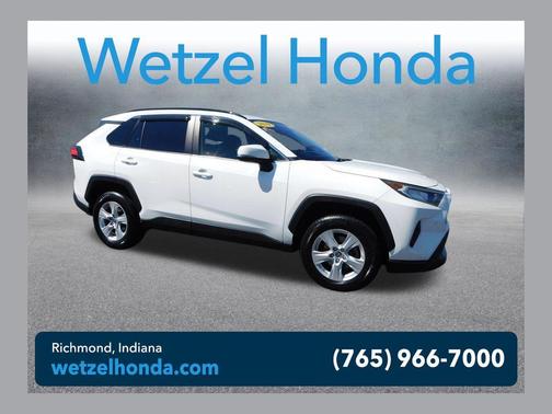Super White 2019 Toyota RAV4 XLE