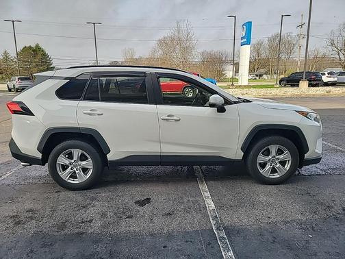 Super White 2019 Toyota RAV4 XLE