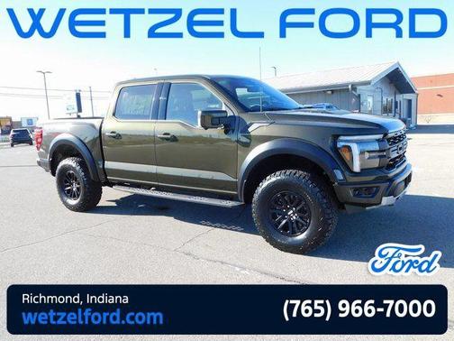 Green 2025 Ford F-150 Raptor Truck