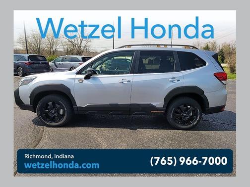 Ice Silver Metallic 2025 Subaru Forester Wilderness