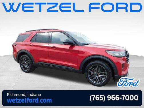 Rapid Red Metallic Tinted Clearcoat 2026 Ford Explorer ST-Line