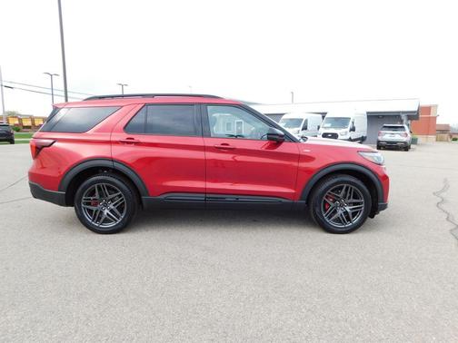 Rapid Red Metallic Tinted Clearcoat 2026 Ford Explorer ST-Line