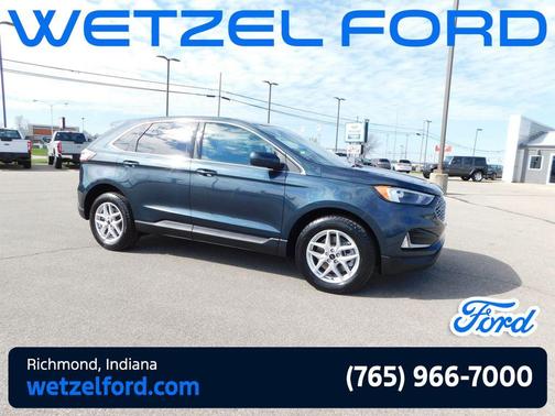 Stone Blue Metallic 2024 Ford Edge SEL