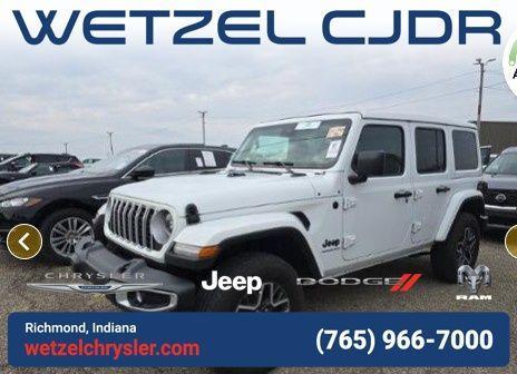 Bright White Clearcoat 2025 Jeep Wrangler Sahara