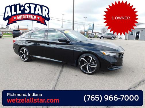 Black 2022 Honda Accord Sport SE Sedan