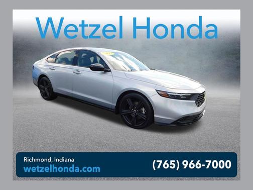 Lunar Silver Metallic 2023 Honda Accord Hybrid Sport-L
