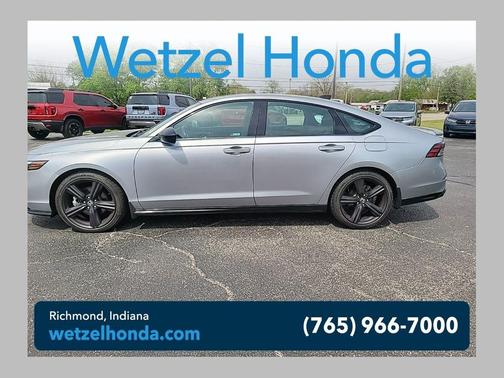 Lunar Silver Metallic 2023 Honda Accord Hybrid Sport-L