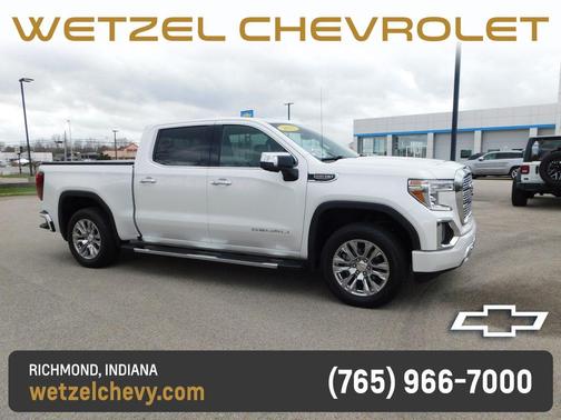 White Frost Tri-Coat 2022 GMC Sierra 1500 Limited Denali