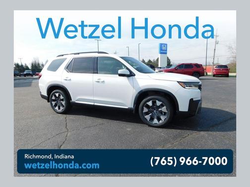 Platinum White Pearl 2026 Honda Pilot Touring