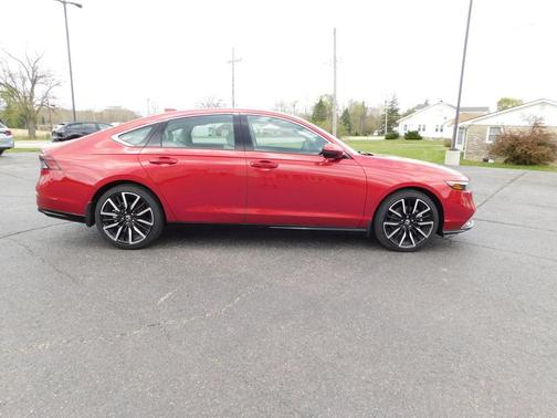 Radiant Red Metallic 2026 Honda Accord Hybrid Touring