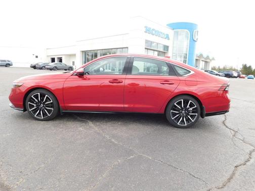 Radiant Red Metallic 2026 Honda Accord Hybrid Touring