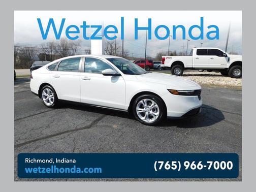 Platinum White Pearl 2026 Honda Accord LX Sedan