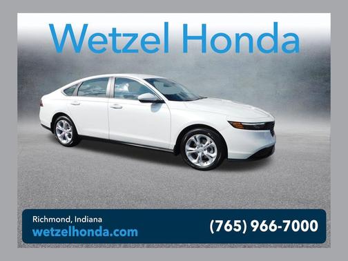 Platinum White Pearl 2026 Honda Accord LX