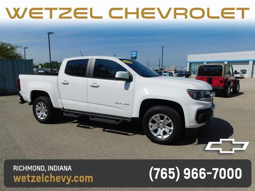 Summit White 2022 Chevrolet Colorado LT