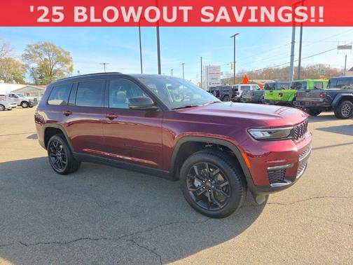 Velvet Red Pearlcoat 2025 Jeep Grand Cherokee L Limited SUV