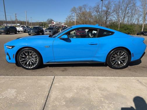 Grabber Blue 2024 Ford Mustang GT Premium