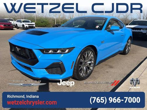 Grabber Blue 2024 Ford Mustang GT Premium