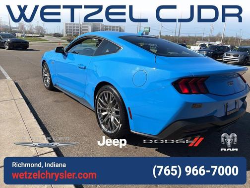 Grabber Blue 2024 Ford Mustang GT Premium