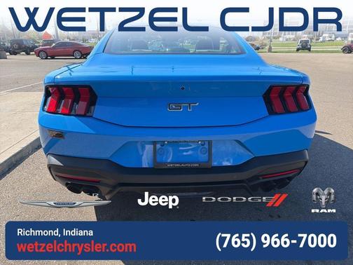 Grabber Blue 2024 Ford Mustang GT Premium