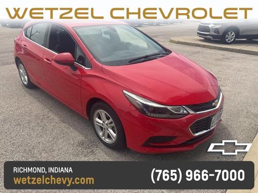 Red 2017 Chevrolet Cruze LT