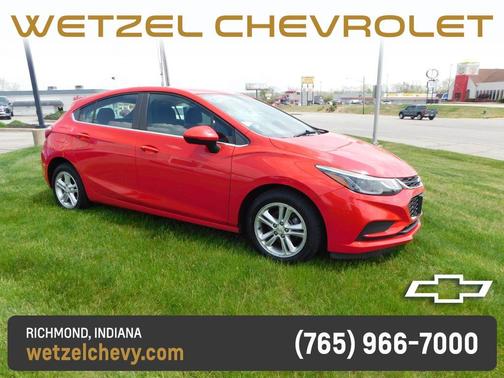 Red 2017 Chevrolet Cruze LT