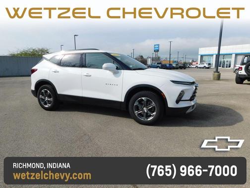 Summit White 2024 Chevrolet Blazer LT SUV
