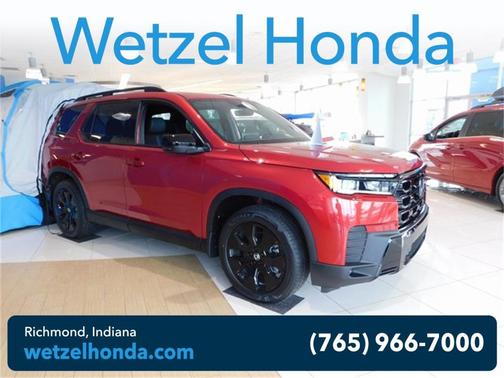 Radiant Red Metallic II 2026 Honda Pilot Black Edition SUV