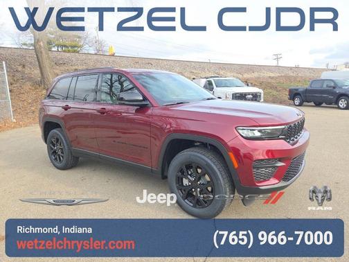Velvet Red Pearlcoat 2025 Jeep Grand Cherokee Laredo SUV