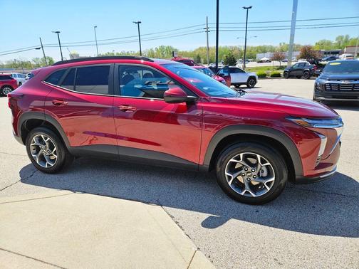 Crimson Metallic 2025 Chevrolet Trax LT