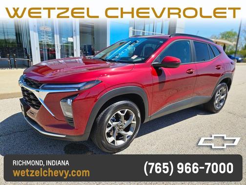 Crimson Metallic 2025 Chevrolet Trax LT