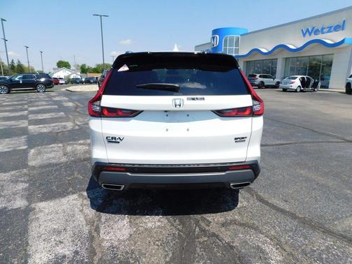 Platinum White Pearl 2026 Honda CR-V Hybrid Sport Touring