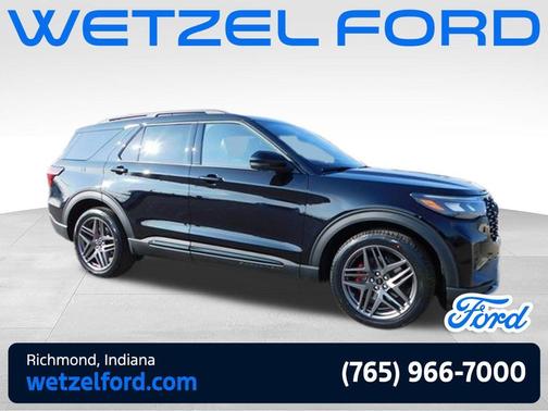 Agate Black Metallic 2026 Ford Explorer ST