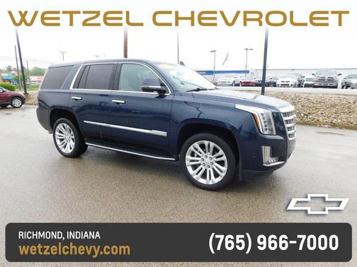 Dark Adriatic Blue Metallic 2020 Cadillac Escalade Luxury