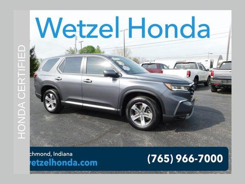 Modern Steel Metallic 2023 Honda Pilot EX-L 7-Passenger