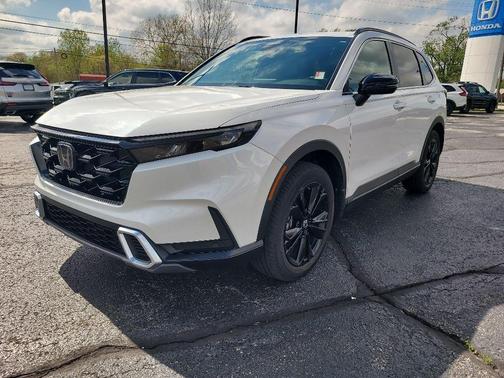Platinum White Pearl 2023 Honda CR-V Hybrid Sport Touring