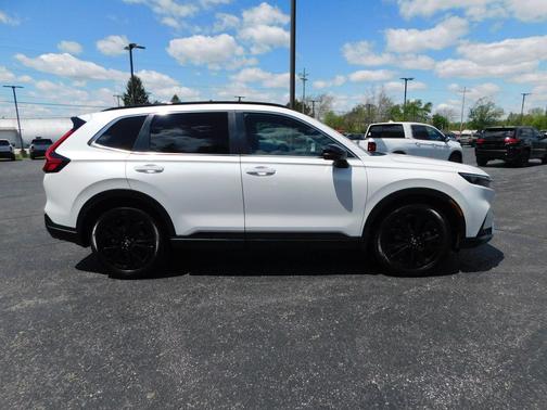 Platinum White Pearl 2023 Honda CR-V Hybrid Sport Touring