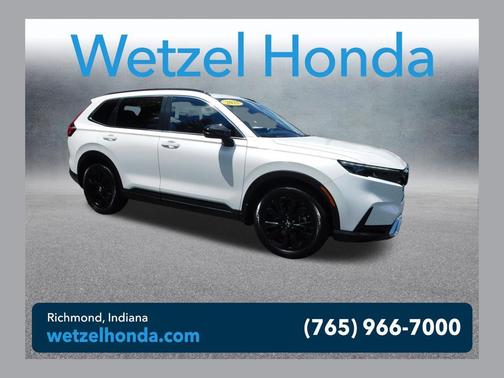 Platinum White Pearl 2023 Honda CR-V Hybrid Sport Touring
