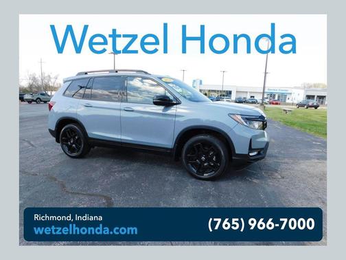 Sonic Gray Pearl 2024 Honda Passport Black Edition