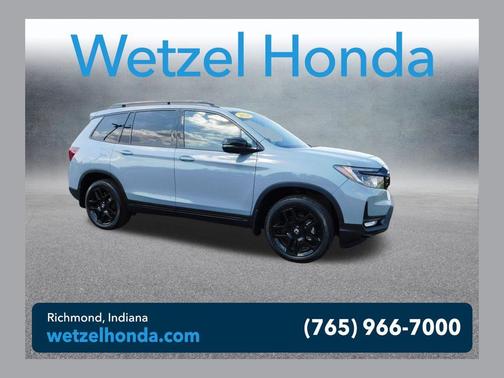 Sonic Gray Pearl 2024 Honda Passport Black Edition