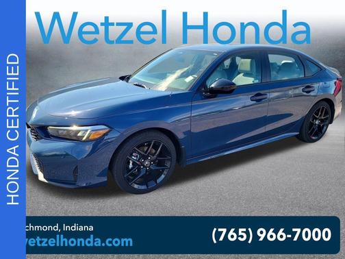 Blue Lagoon 2026 Honda Civic Hybrid