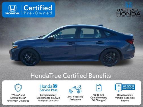 Blue Lagoon 2026 Honda Civic Hybrid