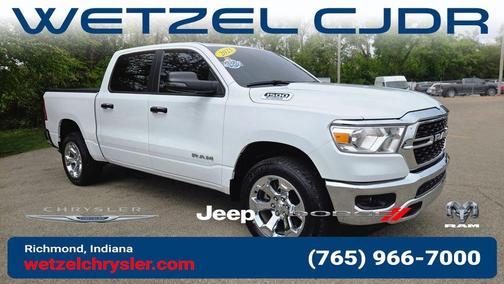 Bright White Clearcoat 2023 RAM 1500 Big Horn