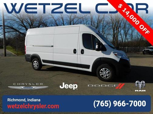 Bright White Clearcoat 2024 RAM ProMaster 2500 High Roof Cargo Van
