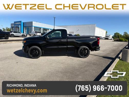 Black 2026 Chevrolet Silverado 1500 WT