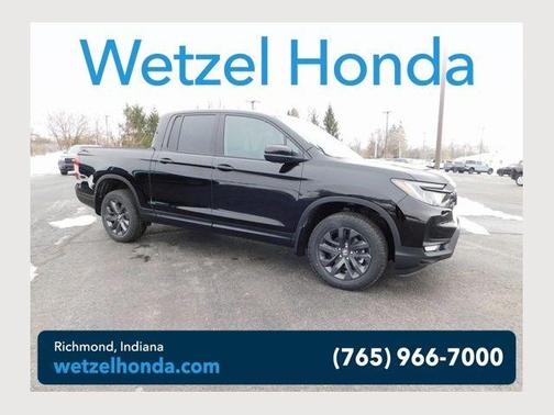 Crystal Black Pearl 2026 Honda Ridgeline Sport Truck